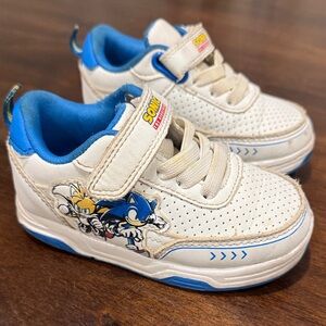 Sonic Character Velcro Sneakers Toddler Baby Size 7